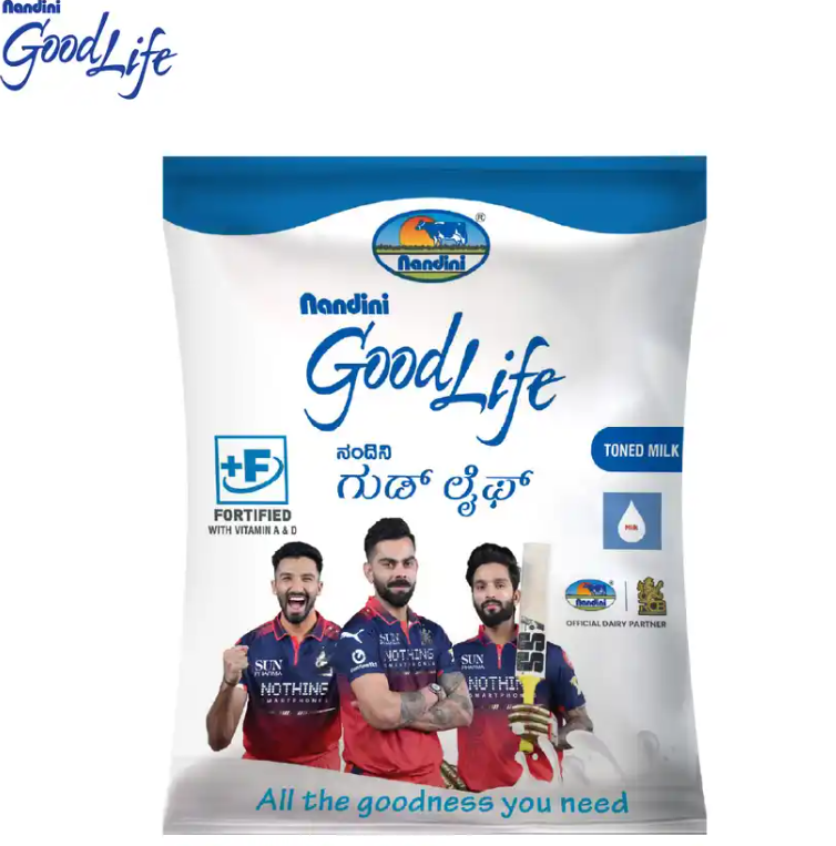 Nandini Goodlife Toned UHT Milk (Fino Pouch)