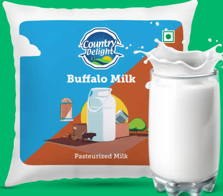 Country Delight Buffalo Fresh Milk | Pouch